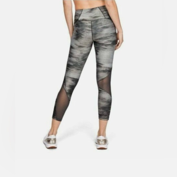 Under Armour Gray Leggings with Mesh Panels - Picture 4 of 8